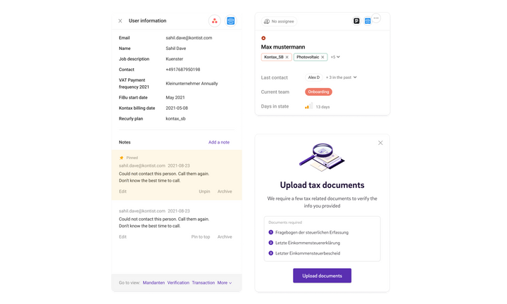 Increasing tax advisor efficiency